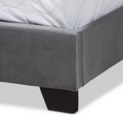 Samantha Velvet Upholstered Button Tufted Bed - Baxton Studio -DreamNest Store GUEST 3a23ae28 7687 409b 8189 404796ee26ab