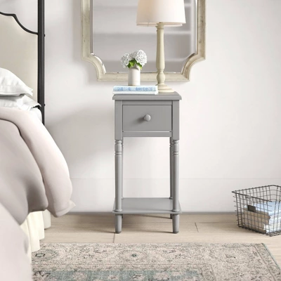 Nova Nightstand With USB Gray - Picket House Furnishings 3 Nova Nightstand With USB Gray - Picket House Furnishings - Image 3