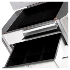 Melanie 7 Drawer Glam Jewelry Armoire Mirrored/Brushed - Aiden Lane -DreamNest Store GUEST 3b8096d4 4555 4f4d b0b0 1d44f0f2e14e