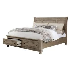 2pc Queen Earl Bedroom Set With Nightstand Gray - HOMES: Inside + Out -DreamNest Store GUEST 3c36f89a c01c 4d15 9924 ed0c485788fb