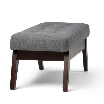 40" Tierney Mid-Century Tufted Ottoman Bench - WyndenHall 5 40" Tierney Mid-Century Tufted Ottoman Bench - WyndenHall - Image 5