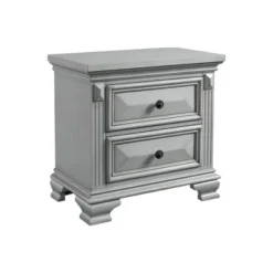 Trent 2 Drawer Nightstand Gray - Picket House Furnishings