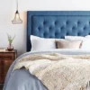 Upholstered Headboard With Diamond Tufting - Brookside Home