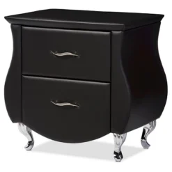 Erin Modern And Contemporary Faux Leather Upholstered Nightstand - Baxton Studio -DreamNest Store GUEST 3e7ebca8 d862 4599 bbb6 fee7a74c1da5