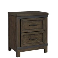 2 Drawer Night Stand In Brown - Liberty Furniture
