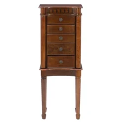 Kasey Jewelry Armoire Walnut - Powell Company -DreamNest Store GUEST 3eda9dd3 9538 40c5 bb02 273637776881
