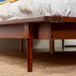 Boho Solid Wood Spindle Platform Bed - Saracina Home -DreamNest Store GUEST 3eed612c 8a92 4ef4 835b fe0d274d907d