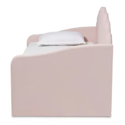 Timila Velvet Fabric Upholstered Daybed With Trundle Light Pink - Baxton Studio 15 Timila Velvet Fabric Upholstered Daybed With Trundle Light Pink - Baxton Studio -DreamNest Store GUEST 3f070161 d351 4380 bab0 f732aaae1eb0