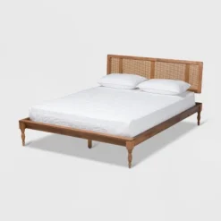 Romy Wood Platform Bed Ash Walnut - Baxton Studio -DreamNest Store GUEST 3fa36ba8 2ebf 440d 9a72 dfc6690554a2