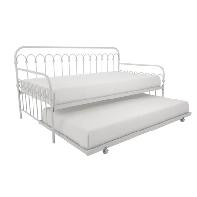Twin Bright Pop Metal Daybed With Roll Out Trundle - Novogratz 14 Twin Bright Pop Metal Daybed With Roll Out Trundle - Novogratz - Image 14