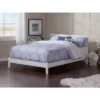 King Orlando Platform Bed White - AFI