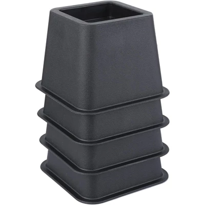 Juvale Set Of 8 Bed Risers For Platform Bed Frames, Heavy Duty Furniture Lifter Set, 3, 5, And 8-Inch Adjustable Heights, Supports Up To 1,100 Pounds 4 Juvale Set Of 8 Bed Risers For Platform Bed Frames, Heavy Duty Furniture Lifter Set, 3, 5, And 8-Inch Adjustable Heights, Supports Up To 1,100 Pounds - Image 4