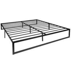 Flash Furniture 14 Inch Metal Platform Bed Frame - No Box Spring Needed With Steel Slat Support And Quick Lock Functionality -DreamNest Store GUEST 41ff8005 738c 48d8 9e2a 4735288ff358 1