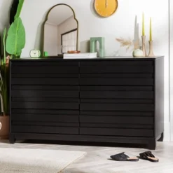 Ilya Solid Wood Modern Panel Front 6 Drawer Dresser - Saracina Home 22 Ilya Solid Wood Modern Panel Front 6 Drawer Dresser - Saracina Home -DreamNest Store GUEST 4253131c c54b 4d02 a982 7437557ea53a