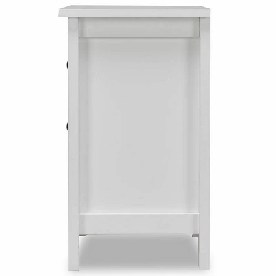 2PCS Nightstand End Beside Table Drawers Modern Storage Bedroom Furniture White 8 2PCS Nightstand End Beside Table Drawers Modern Storage Bedroom Furniture White - Image 8
