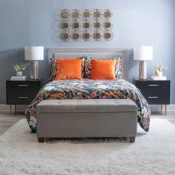 Gloria 2 Drawer Nightstand - Linon -DreamNest Store GUEST 42c8eb35 8afc 4d0a 9311 d02360259074