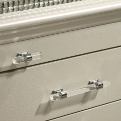 2pc Granite Nightstand And Dresser Set Pearl White - HOMES: Inside + Out -DreamNest Store GUEST 4347863a 7975 4e8f 901b 173f3f51813d