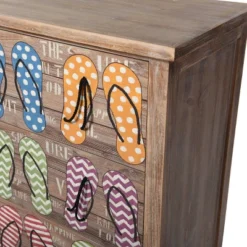 Key West Three Drawer Chest Flipflop Design Gray - StyleCraft -DreamNest Store GUEST 43604ba4 e971 4d9b 849f 13301ecedba0
