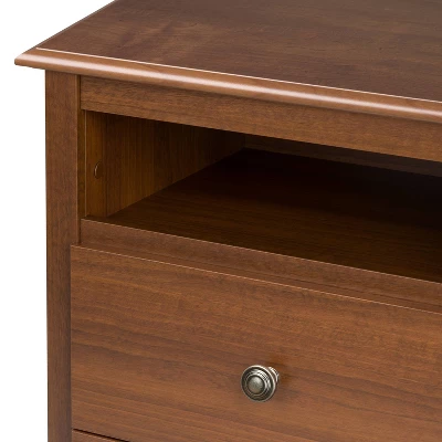 Prepac Open Shelf Nightstand Cherry - Monterey 2 Prepac Open Shelf Nightstand Cherry - Monterey - Image 2