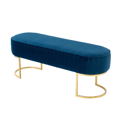 Nina Upholstered Bench For Bedroom | ARTFUL LIVING DESIGN 3 Nina Upholstered Bench For Bedroom | ARTFUL LIVING DESIGN - Image 3