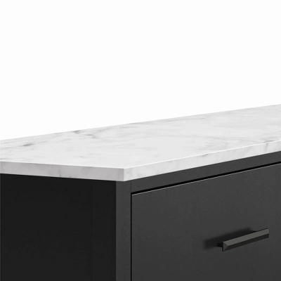 Morganfield Wide 6 Drawer Marble Top Dresser - Room & Joy 7 Morganfield Wide 6 Drawer Marble Top Dresser - Room & Joy - Image 7