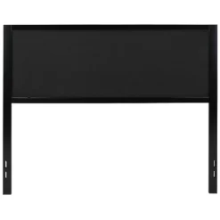 Emma And Oliver Queen Size Metal Headboard - Black Fabric Upholstery Fits Standard Bed Frames -DreamNest Store GUEST 44c6dd26 69f6 4160 806f 2f22ddcbcc19