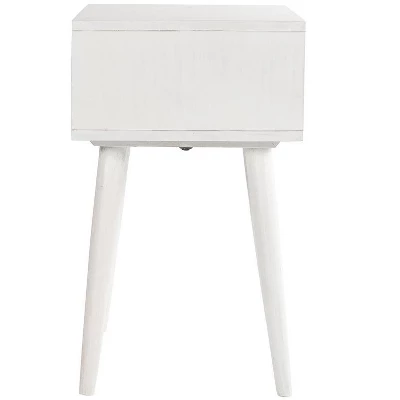 Inmod Serafina 1-Drawer Nightstand (White) 2 Inmod Serafina 1-Drawer Nightstand (White) - Image 2
