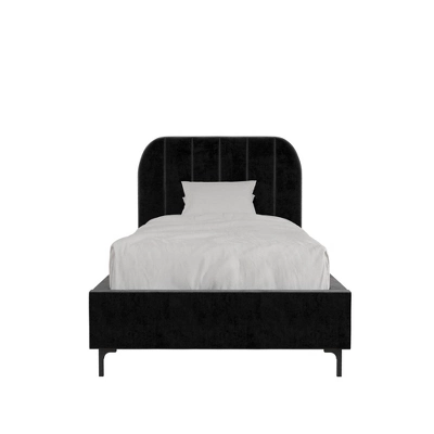 Cara Velvet Upholstered Bed - Room & Joy 1 Cara Velvet Upholstered Bed - Room & Joy