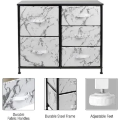 Sorbus Tie-Dye Drawer Dresser Nightstand For Home Bedroom -DreamNest Store GUEST 45acde99 f55e 469e aa45 6380bb9212e1