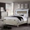 2pc La Mesa Bed And Chest Set Silver - HOMES: Inside + Out