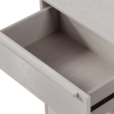 Clio Manufactured Wood Horizontal 3-Drawer Dresser With Solid Wood Legs-Maison Boucle 6 Clio Manufactured Wood Horizontal 3-Drawer Dresser With Solid Wood Legs-Maison Boucle - Image 6