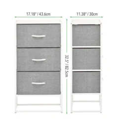 MDesign Vertical Dresser Storage Tower With 3 Drawers 8 MDesign Vertical Dresser Storage Tower With 3 Drawers -DreamNest Store GUEST 46be916c 0ff3 4ef1 b67b 439da0d420a3