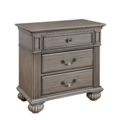 Pennings 3 Drawer Nightstand With Bun Feets - HOMES: Inside + Out -DreamNest Store GUEST 46c8351d 184f 4956 b7a5 c634f5f1f5e3