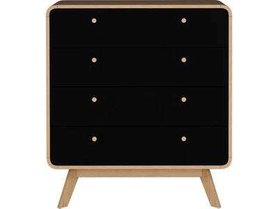 RealRooms Leva Scandinavian 4 Drawer Dresser 4 RealRooms Leva Scandinavian 4 Drawer Dresser - Image 4