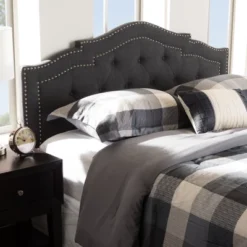 Queen Edith Modern And Contemporary Fabric Headboard Dark Gray - Baxton Studio 7 Queen Edith Modern And Contemporary Fabric Headboard Dark Gray - Baxton Studio -DreamNest Store GUEST 474543b7 d9d6 4456 861e 348621f6a173