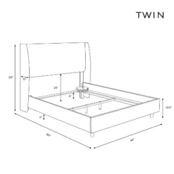 Lauran Wingback Bed In Patterns - Skyline Furniture 8 Lauran Wingback Bed In Patterns - Skyline Furniture -DreamNest Store GUEST 475a4a42 d8bf 4078 9119 5ce56350168d