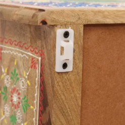 Ailey Handcrafted Boho Mango Wood 3 Drawer Nightstand Natural - Christopher Knight Home -DreamNest Store GUEST 48e2c173 2250 4977 89a8 59a07e607dd9