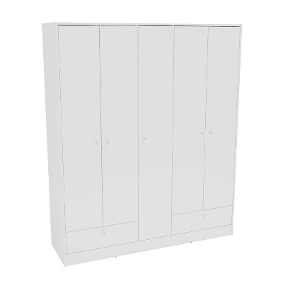 Denmark 5 Door 2 Drawer Wardrobe - Polifurniture 9 Denmark 5 Door 2 Drawer Wardrobe - Polifurniture - Image 9