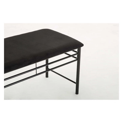 2pc Gareth Breakfast Nook Dining L Chair & Bench Black ( ) - Boraam 2 2pc Gareth Breakfast Nook Dining L Chair & Bench Black ( ) - Boraam - Image 2