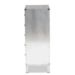 Carrel Metal 5 Drawer Accent Chest Silver - Baxton Studio 10 Carrel Metal 5 Drawer Accent Chest Silver - Baxton Studio -DreamNest Store GUEST 494a4a6d 6a22 4e3a a3fd 90f70368a9b9
