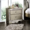 Schulich 2 Drawer Nightstand Champagne - HOMES: Inside + Out