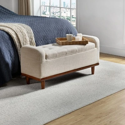 Edgaro Upholstered Storage Bench For Bedroom| ARTFUL LIVING DESIGN 12 Edgaro Upholstered Storage Bench For Bedroom| ARTFUL LIVING DESIGN - Image 12