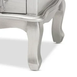 Callen Brushed Wood 4 Drawer Nightstand Silver - Baxton Studio 14 Callen Brushed Wood 4 Drawer Nightstand Silver - Baxton Studio -DreamNest Store GUEST 4a608919 605e 4598 bde6 e9ec07496cb7