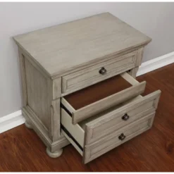 3 Earl Drawer Nightstand Gray - HOMES: Inside + Out 5 3 Earl Drawer Nightstand Gray - HOMES: Inside + Out -DreamNest Store GUEST 4b86e91c f4c7 471a acc9 ca15b75ef6fd