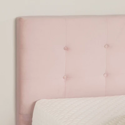 Full Hype Upholstered Bed Set Pale Pink - South Shore 2 Full Hype Upholstered Bed Set Pale Pink - South Shore - Image 2