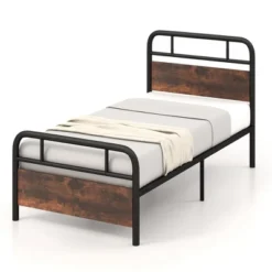 Costway Metal Platform Bed Frame Industrial Headboard Mattress Foundation 23 Costway Metal Platform Bed Frame Industrial Headboard Mattress Foundation -DreamNest Store GUEST 4c660e3b 1cc7 4ca6 ae9b 6158ee67e0cc