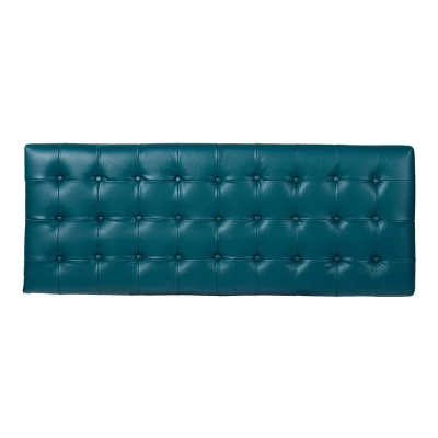 Perscon Upholstered Hallway Bench Blue - Aiden Lane 5 Perscon Upholstered Hallway Bench Blue - Aiden Lane - Image 5