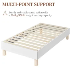 Yaheetech Wooden Bed Frame With Wood Slat Support 12 Yaheetech Wooden Bed Frame With Wood Slat Support -DreamNest Store GUEST 4ff3ea0f 5a7e 4097 9028 f32f6f09b015