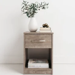 Flannia Nightstand Gray - Signature Design By Ashley