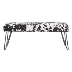 Hewett Metal Bench Light Brown - Inspire Q -DreamNest Store GUEST 50a641c6 ab75 4a56 b743 d8ed3e792c27